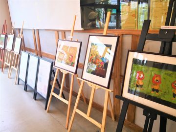 絵本原画展示中!「いただきますはやさいから」 IMG_20201116_104249