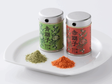 赤獅子赤唐辛子一味・青獅子青唐辛子一味 11-1